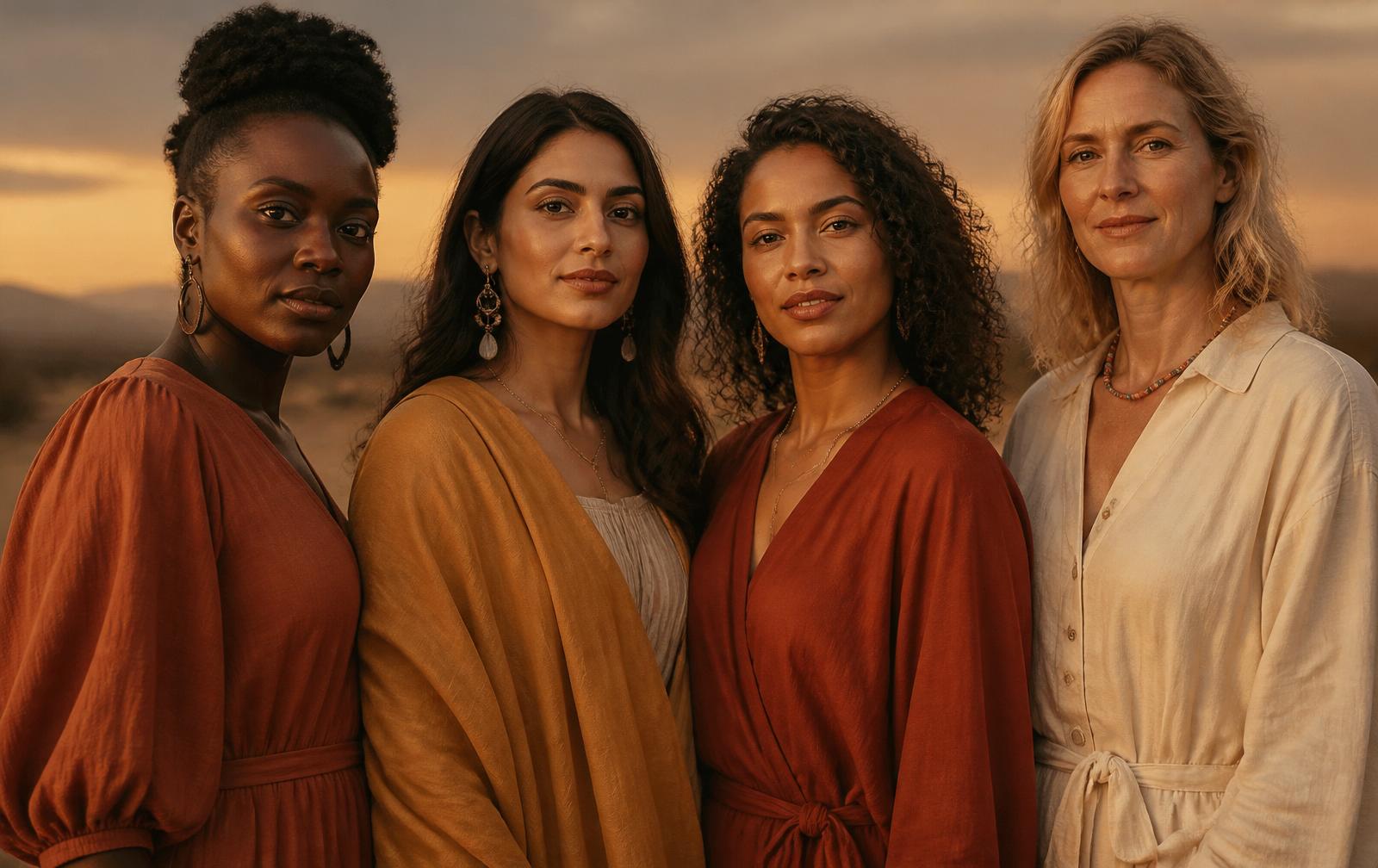 Women gathered together in community